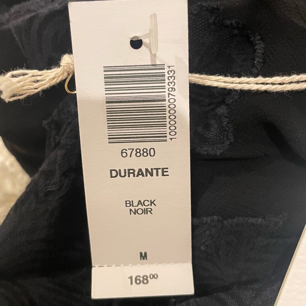 NWT Aritzia Wilfred Durante Jacket Kimono Black Silk Floral Lace Robe Duster - Picture 7 of 7